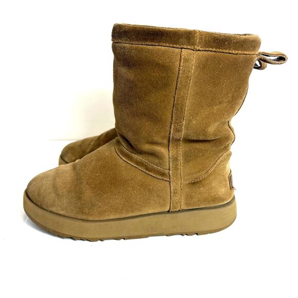 UGG -Women's Classic Short Waterproof Arctic Grip Winter Vibram Boots-Chestnut-7 - Picture 4 of 10